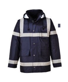 Parka longue marine